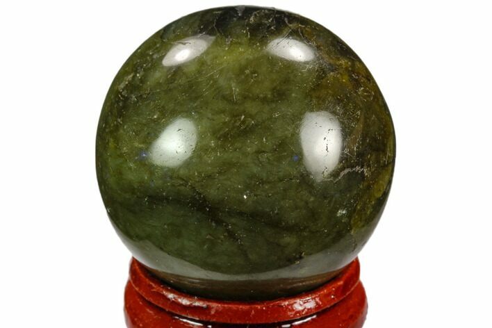 Polished Labradorite Sphere - Madagascar #126801